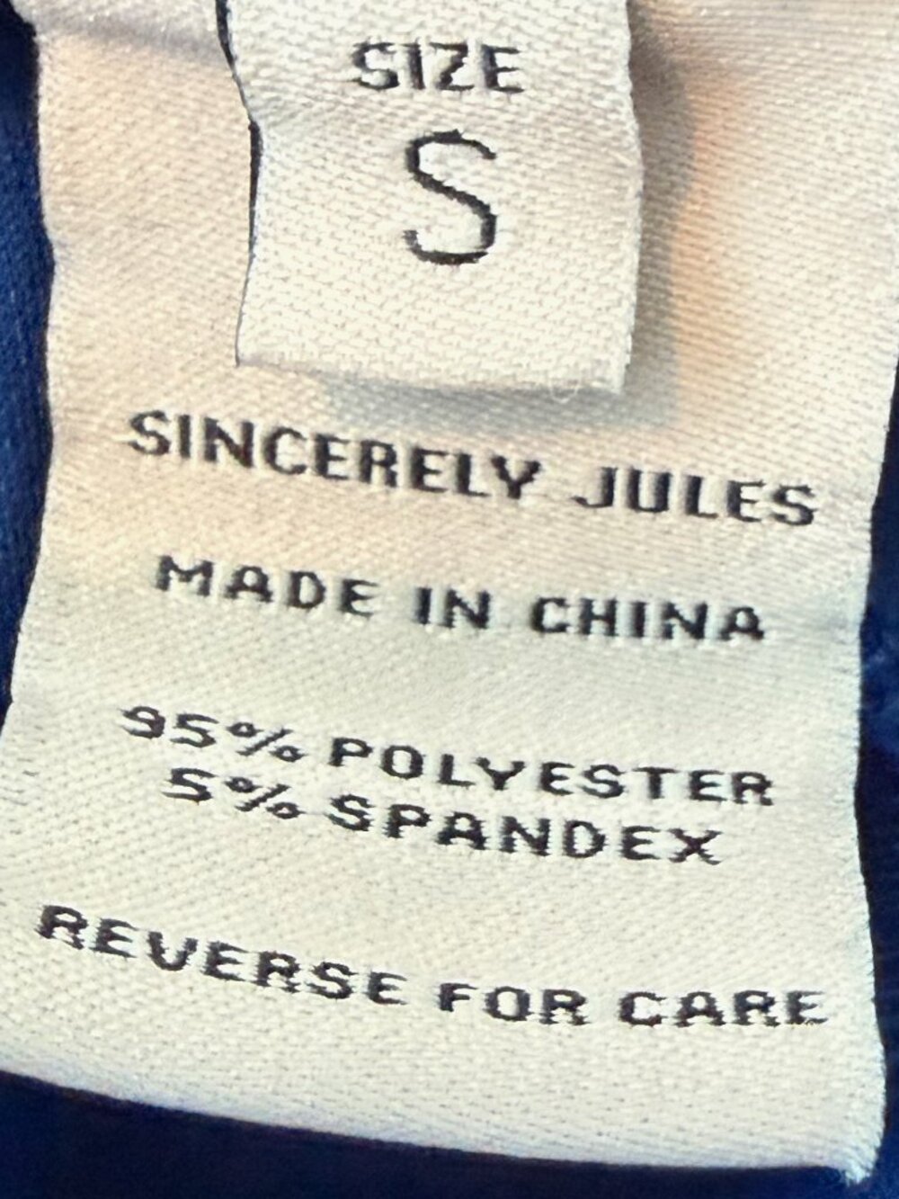 Sincerely Jules Paper Bag Blue Shorts Size Small - Picture 9 of 10